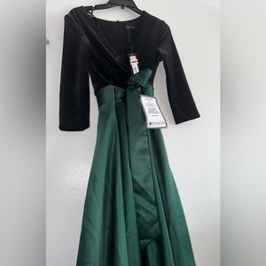 XSCAPE
Women Long Sleeve emerald Velvet Top Gown size 10 brand new never worn